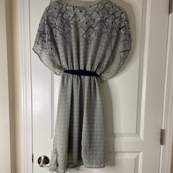 Mossimo Gray and Navy Dress - Picture 2 of 3